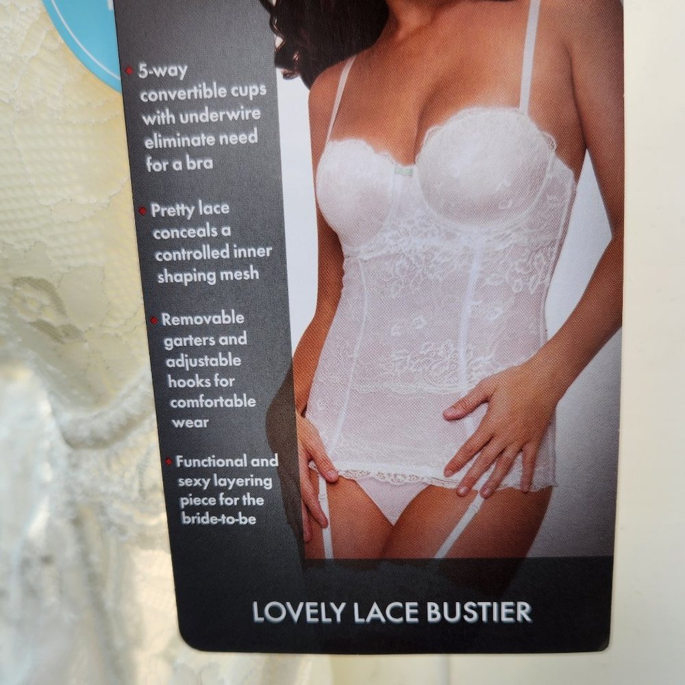NEW Skinny Girl Lovely Lace Bustier - Picture 3 of 10